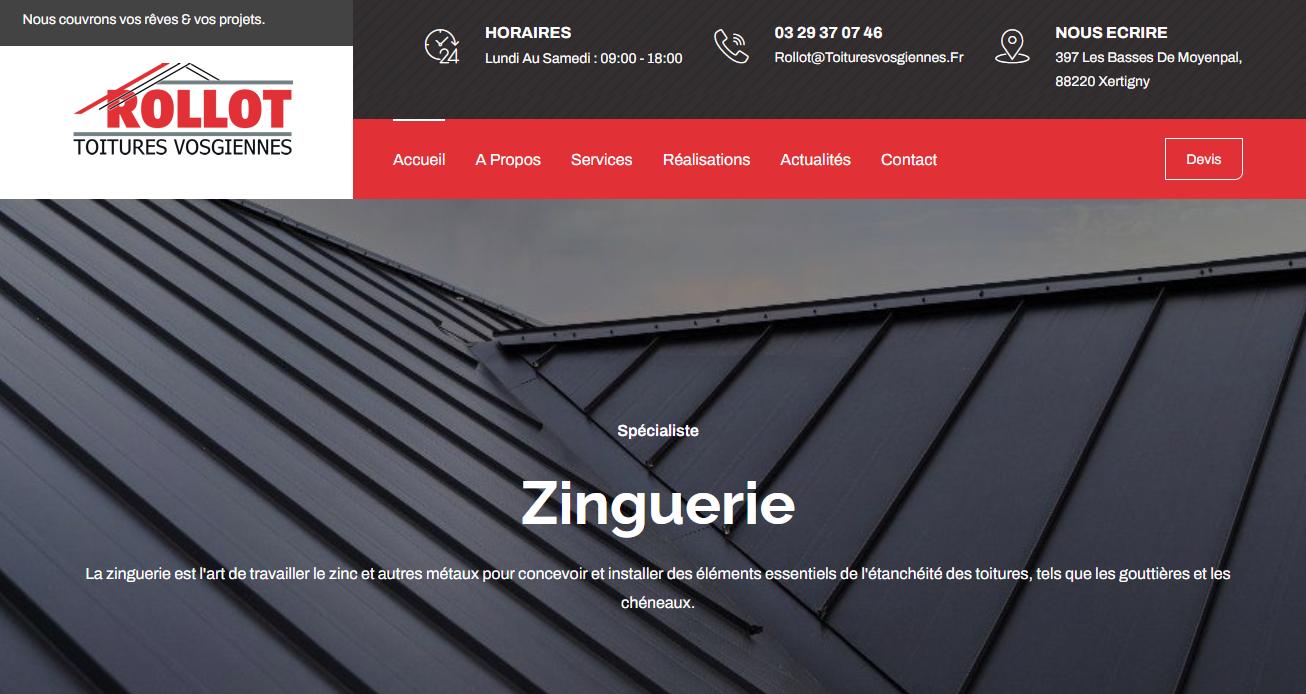 Nouveau site Internet de Rollot